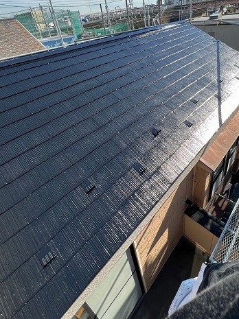 塗装　屋根　仕上げ完成